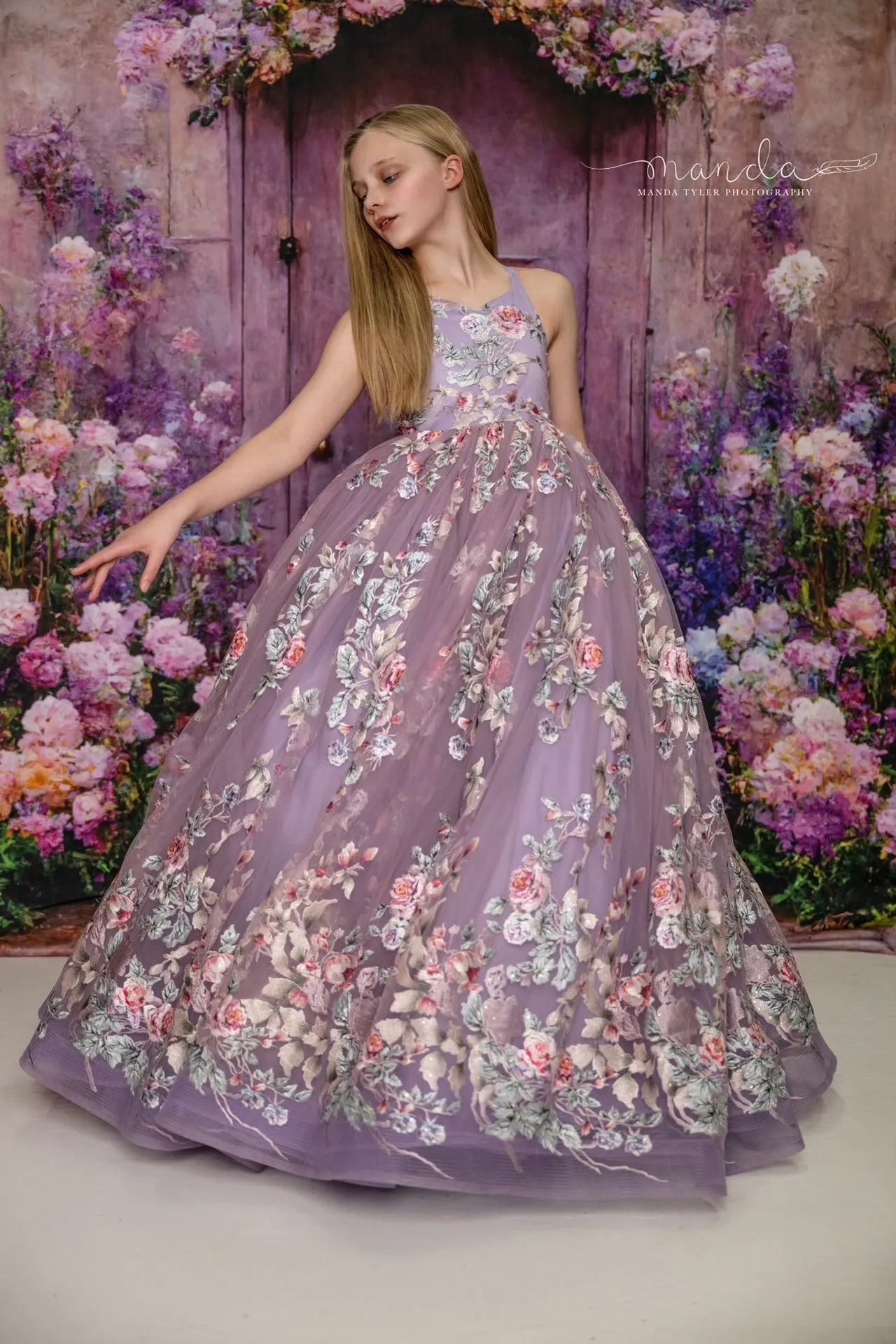 LuXee Couture Gown Rental~Bella Purple
