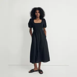 Madewell Lucie Puff-Sleeve Midi Dress