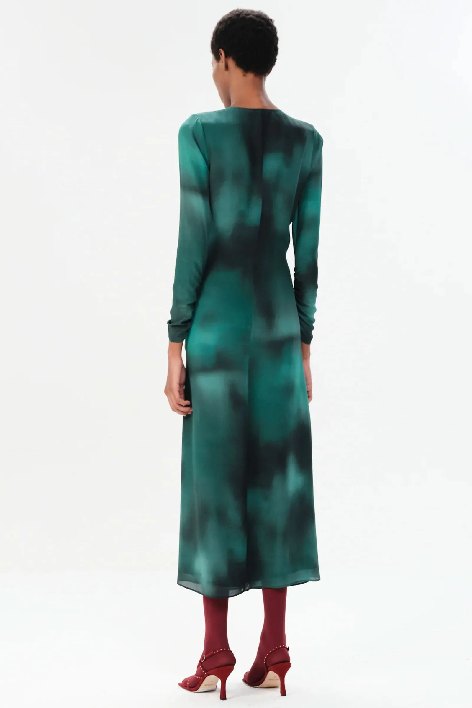 Maria Cher Atacalco Kendra Dress in Emerald