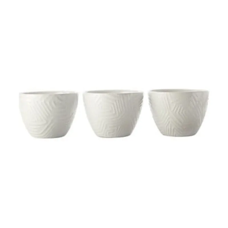 Maxwell & Williams Dune Bowls White Set of 3 12cm DR0431