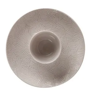 Maxwell & Williams Dune Chip & Dip Taupe 30cm DR0421