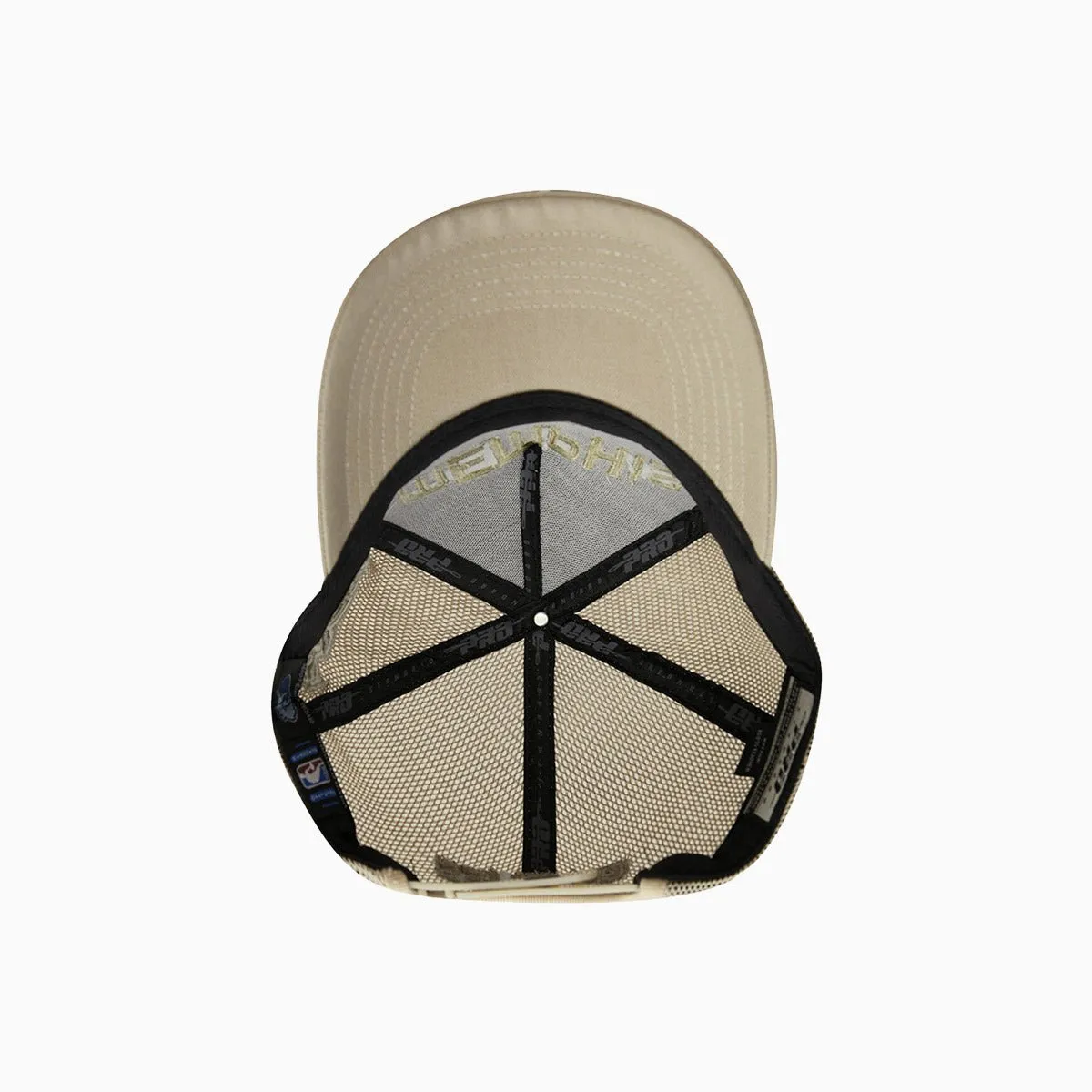 Memphis Grizzlies Neutral Pinch Front Trucker Hat