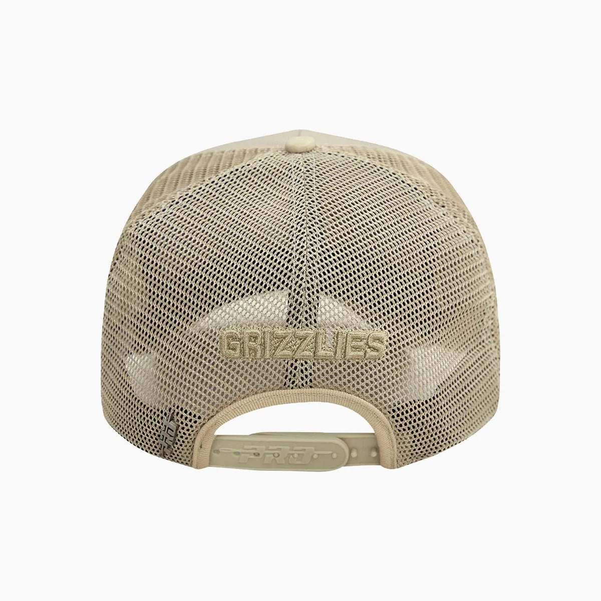 Memphis Grizzlies Neutral Pinch Front Trucker Hat
