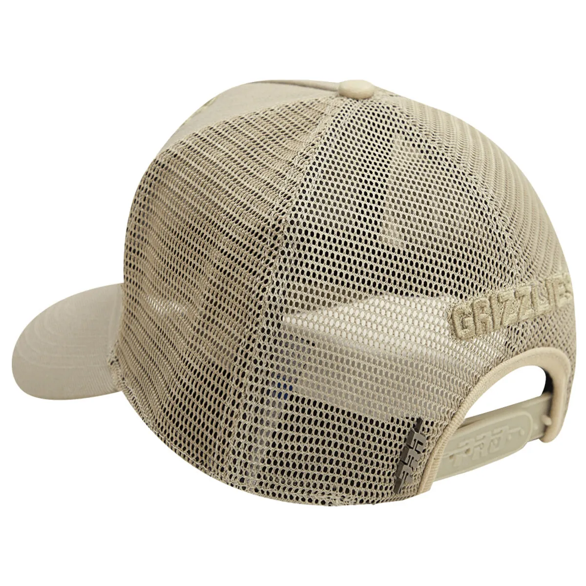 Memphis Grizzlies Neutral Pinch Front Trucker Hat