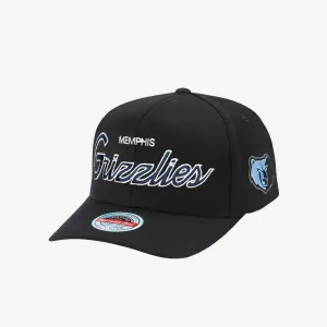 Memphis Grizzlies Team Script Classic Redline Snapback - Black