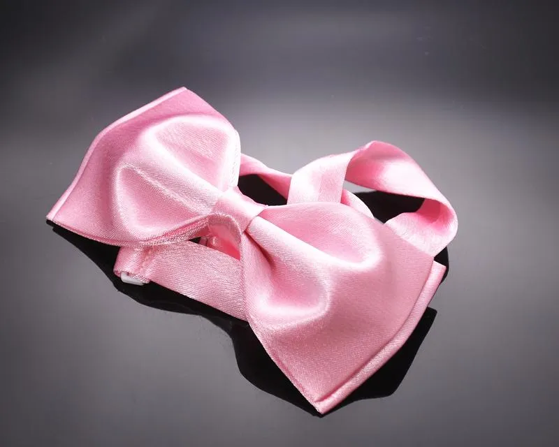 Men Adjustable Tuxedo Wedding Satin Bow Tie