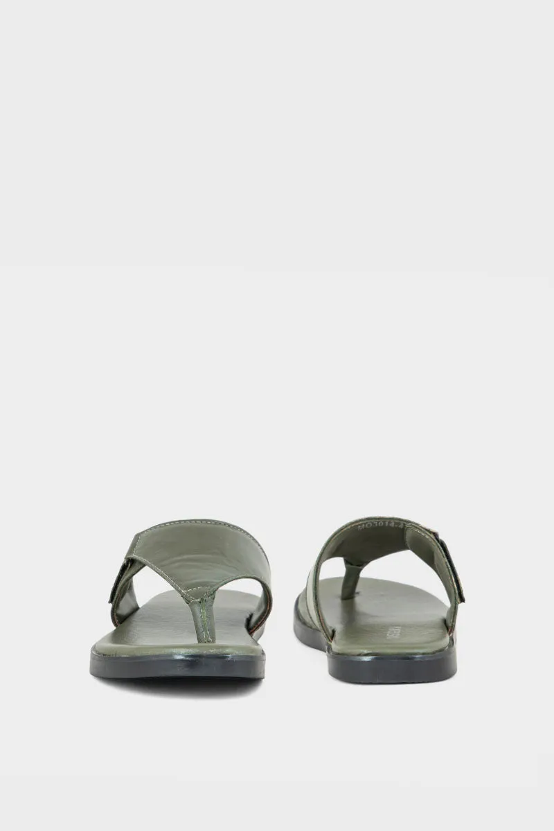 Men Casual Thong MO3014-Olive