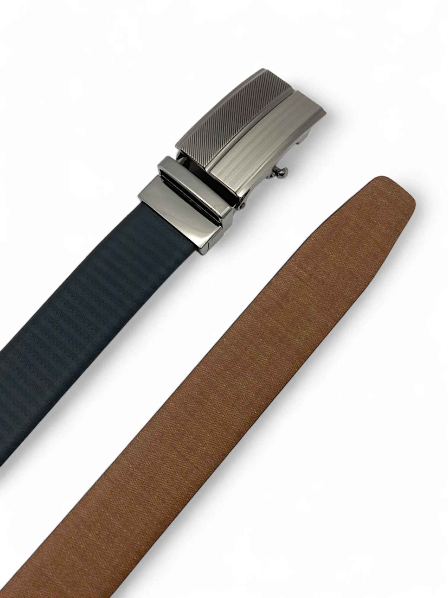 Mens Leather Belt Reversible with Auto-lock Buckle 35mm Trama [RR]