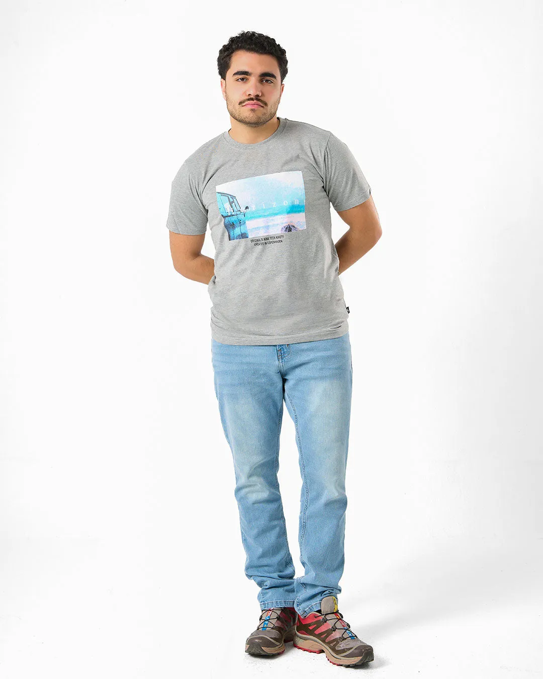 Mens Printed Short Sleeve T-shirt