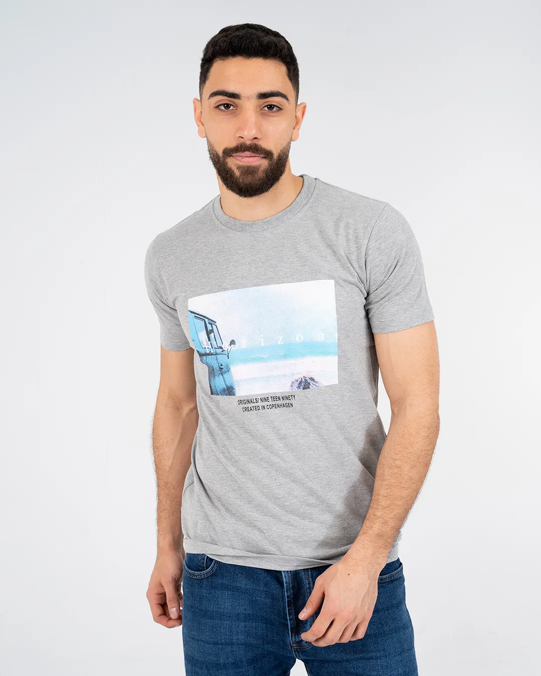Mens Printed Short Sleeve T-shirt