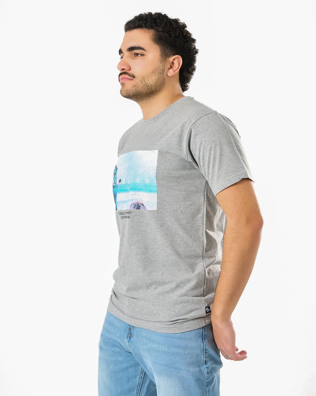Mens Printed Short Sleeve T-shirt