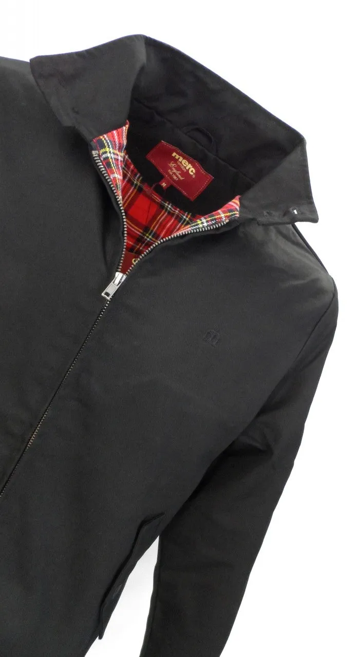 Merc Mens Black Harrington Jacket