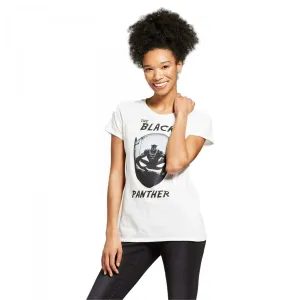 Mighty Fine Marvel THE BLACK PANTHER Women's Short Sleeve Graphic T-Shirt