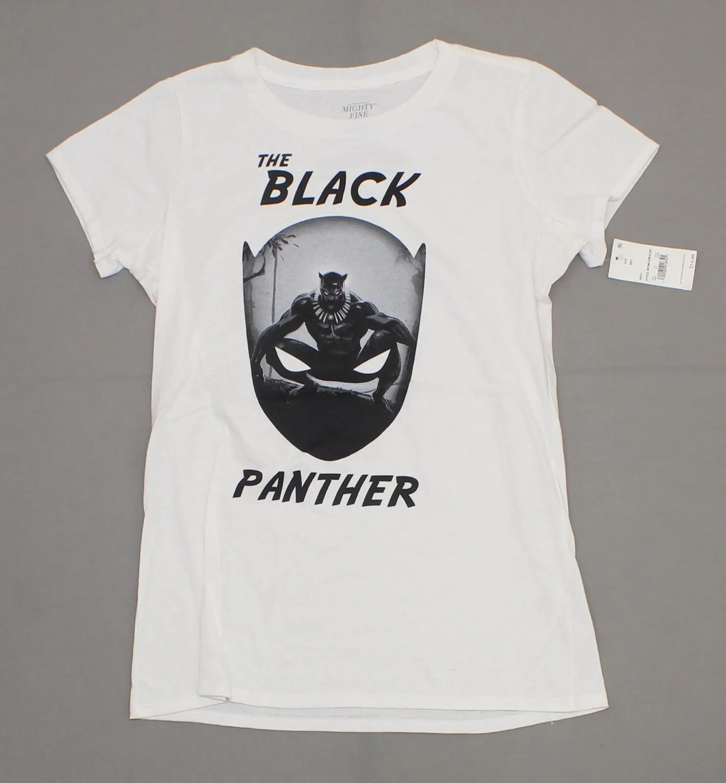 Mighty Fine Marvel THE BLACK PANTHER Women's Short Sleeve Graphic T-Shirt