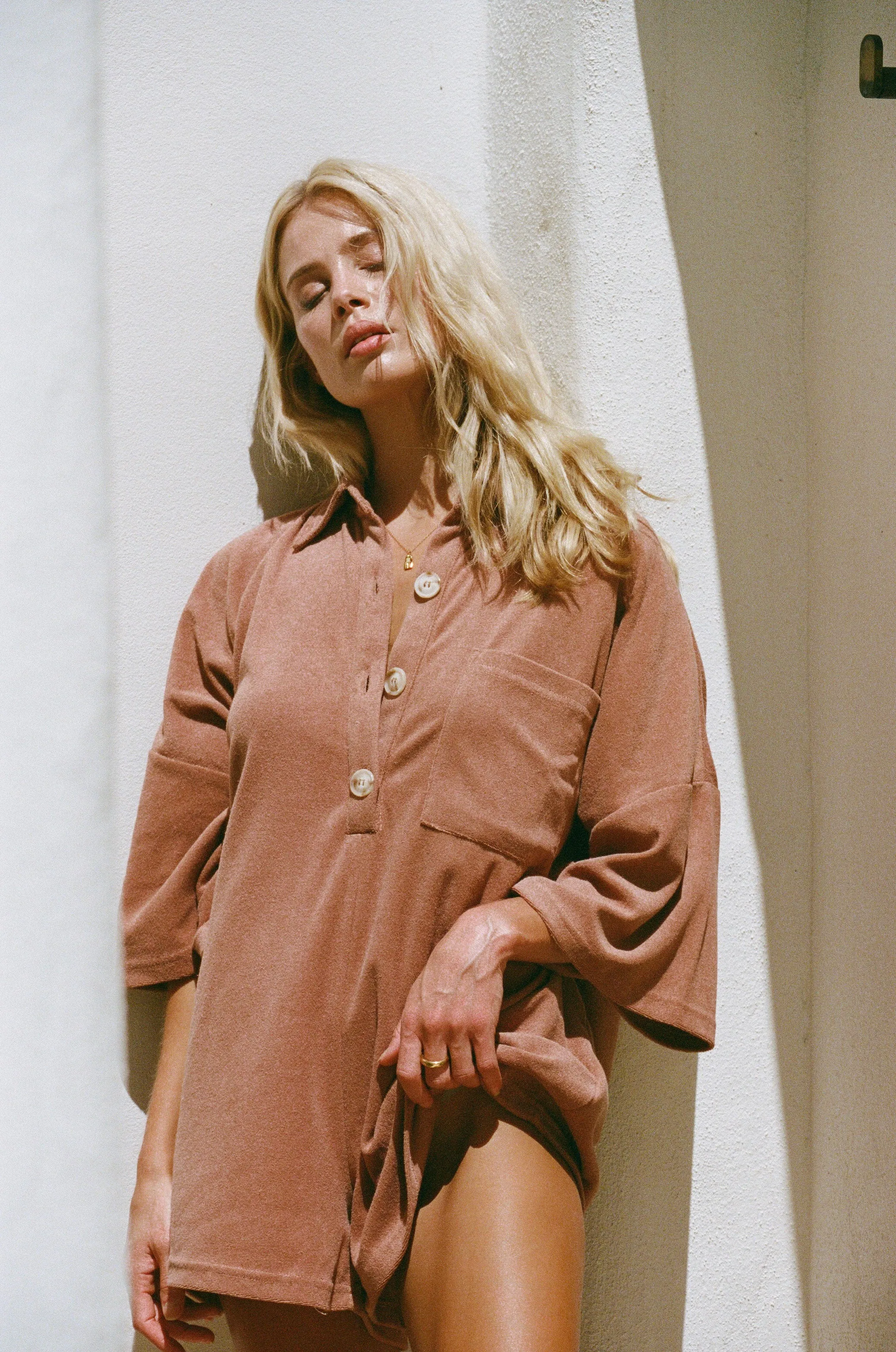 Milena Playsuit - Toasted Biscotti