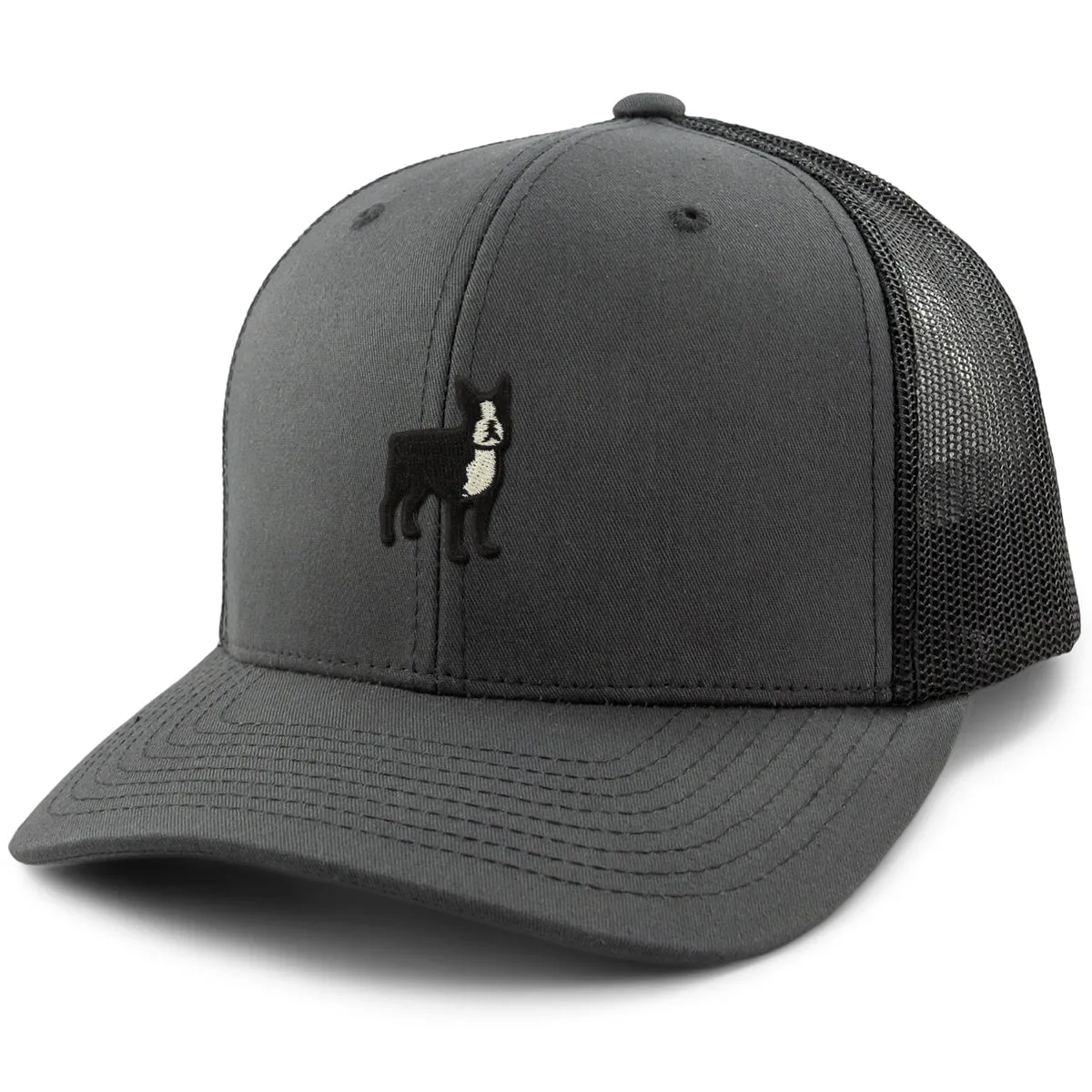 Mini Boston Terrier Classic Snapback Trucker