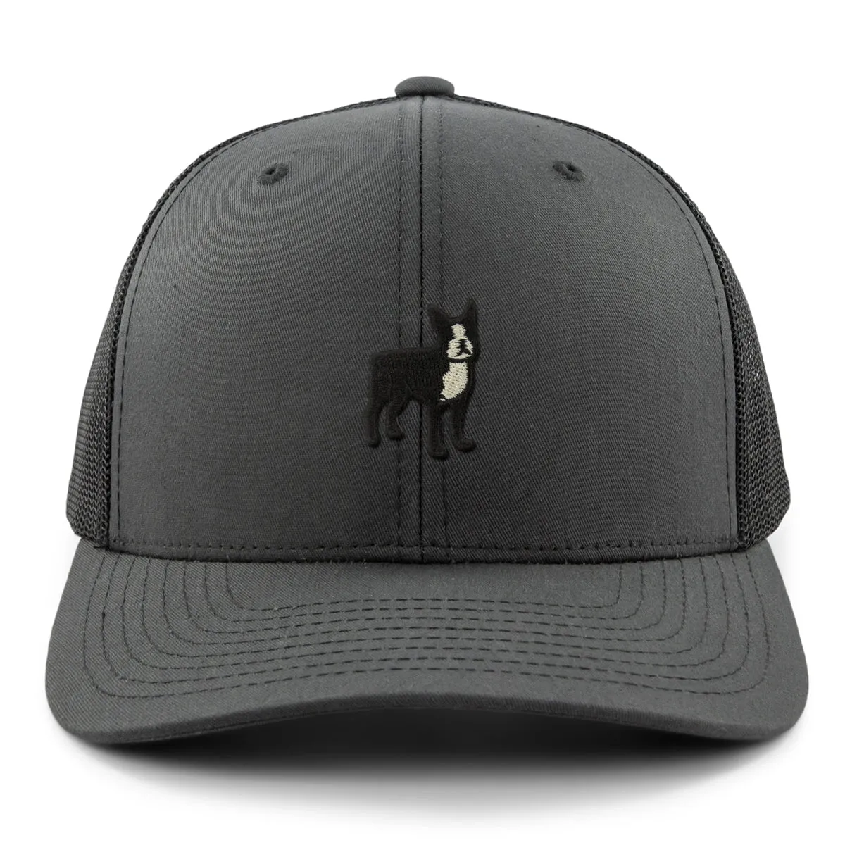 Mini Boston Terrier Classic Snapback Trucker