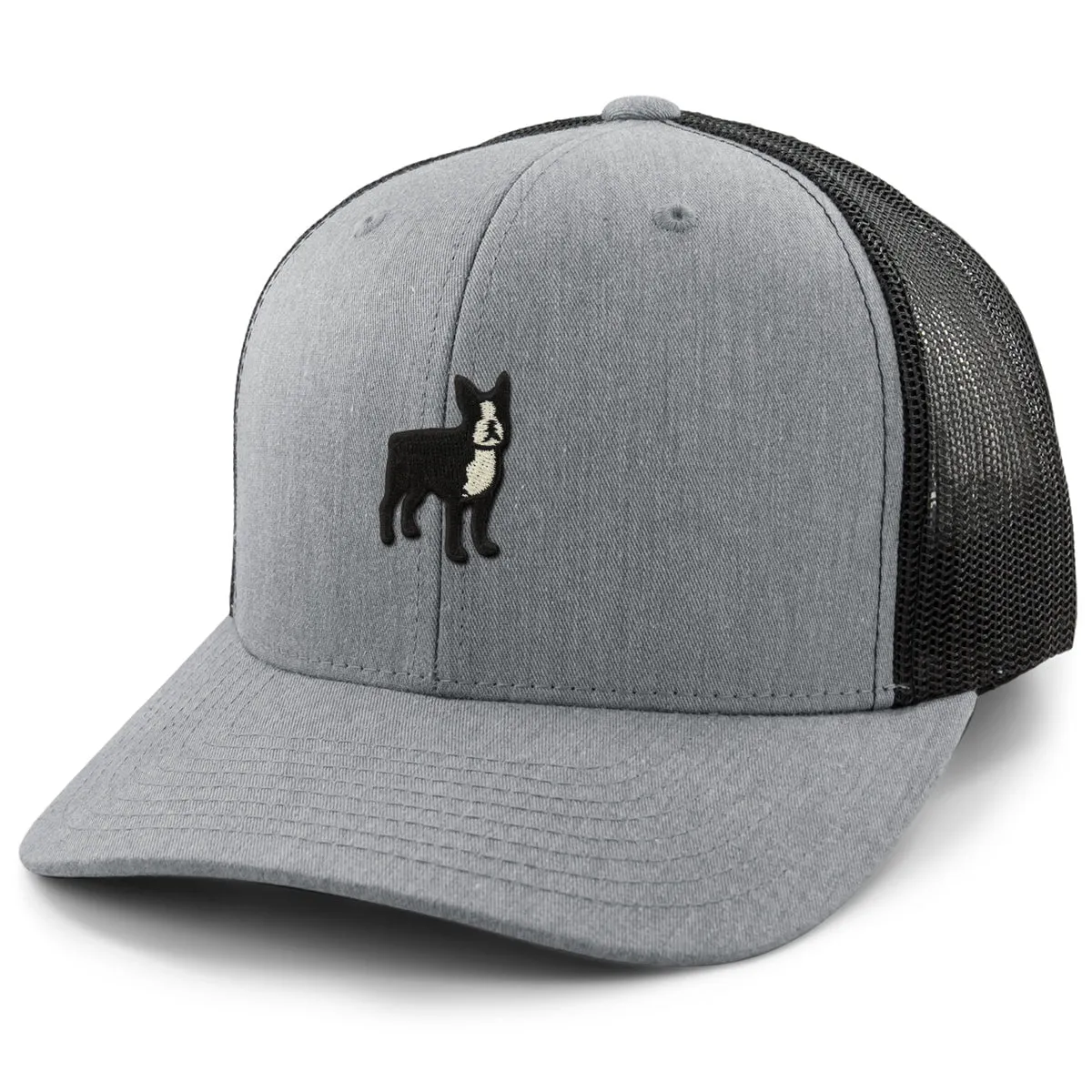Mini Boston Terrier Classic Snapback Trucker