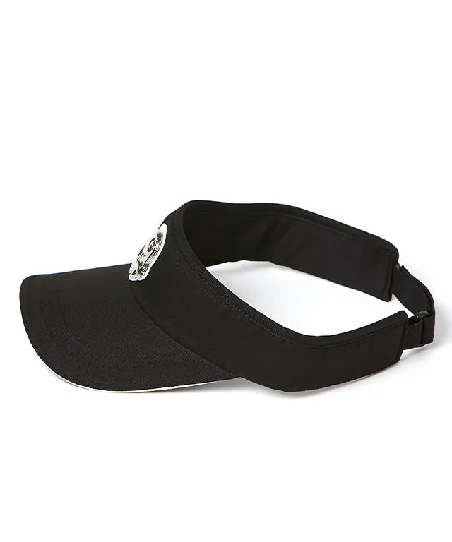 Monster G Unisex Sun Cap Silver Black