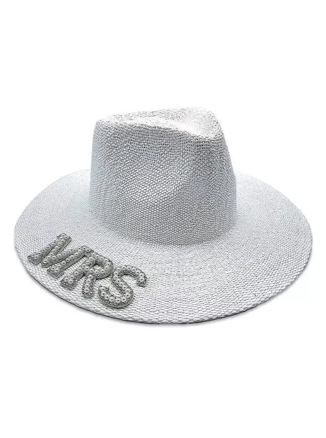 MRS Bridal White Sun Hat