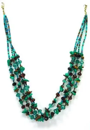 Natural Cut Bead Necklace