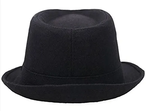 New Classical Style Fedora Hat, Black! Sz M! Great for all seasons!