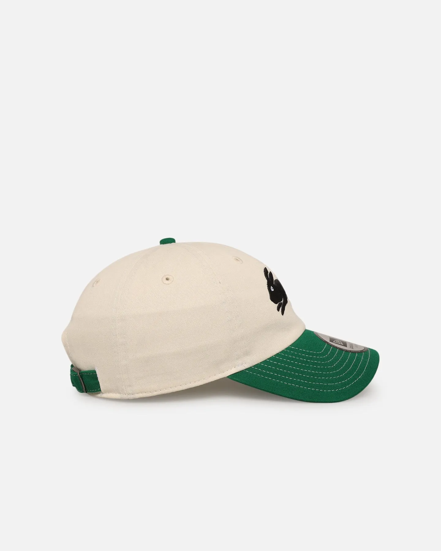 New Era South Sydney Rabbitohs 'NRL 2-Tone 2025 Collection' Casual Classic Strapback Chrome White