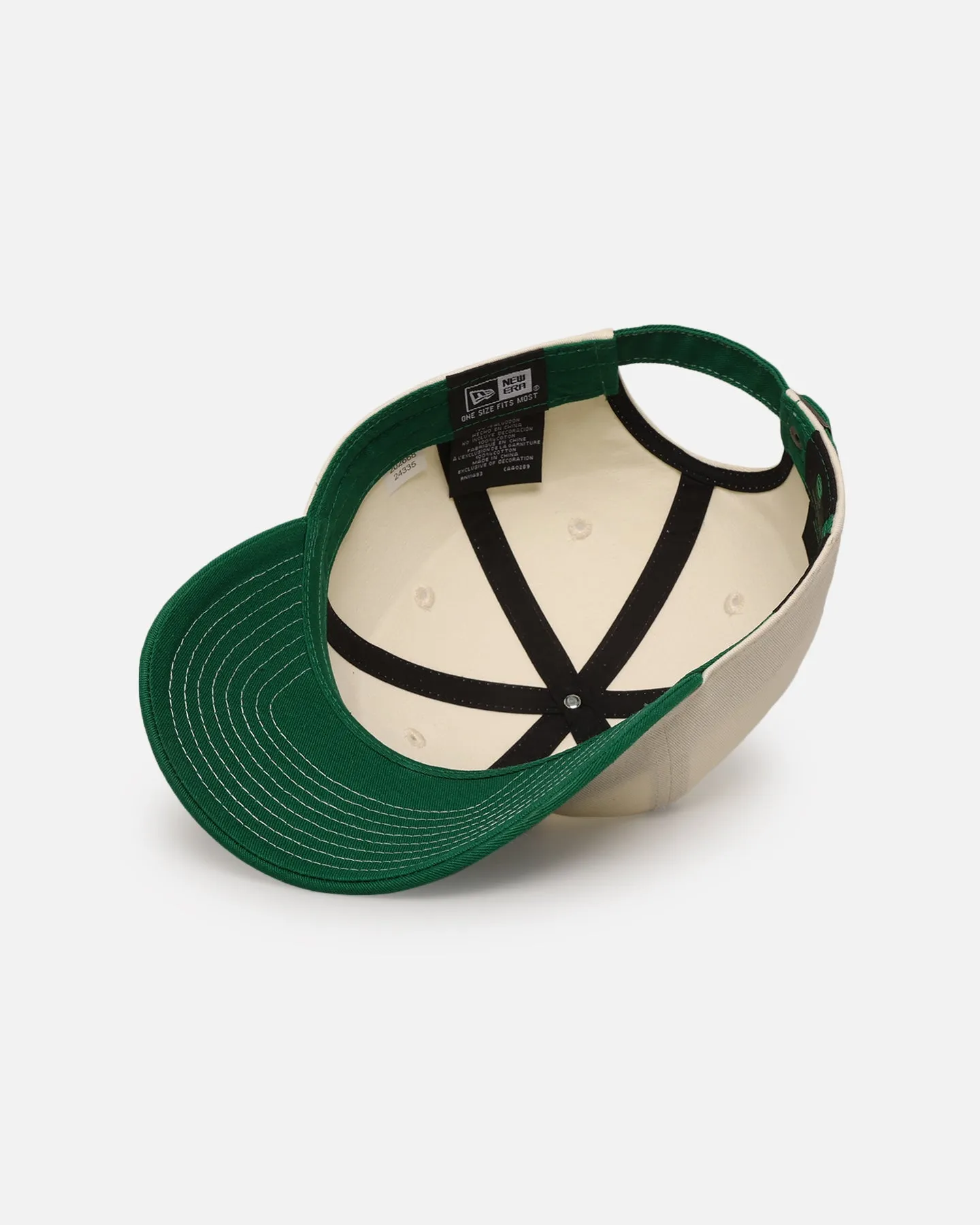 New Era South Sydney Rabbitohs 'NRL 2-Tone 2025 Collection' Casual Classic Strapback Chrome White