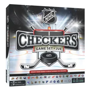 NHL League Checkers Board Game