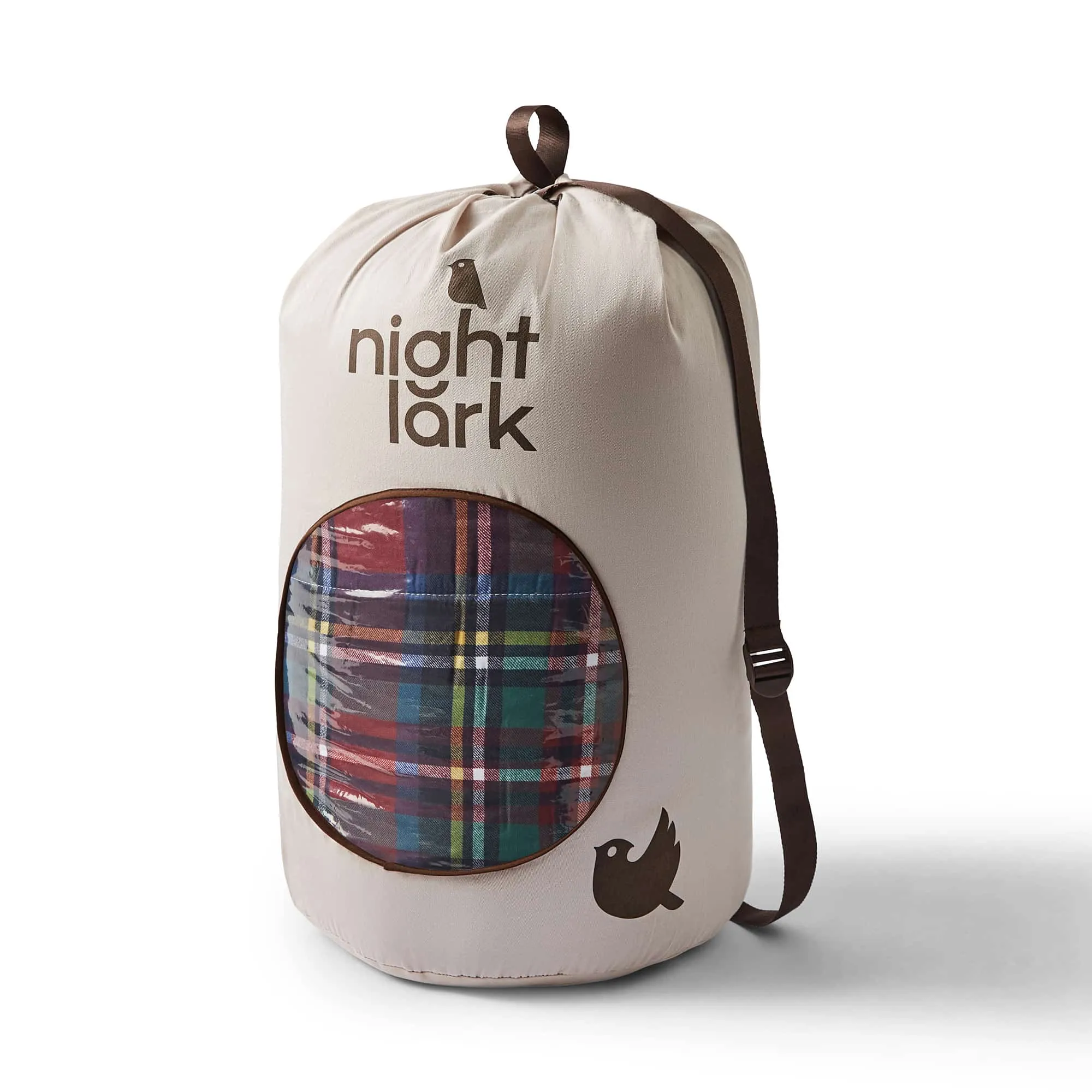 Night Lark® Cosy Sherpa Throw Classic Tartan - Berry Red
