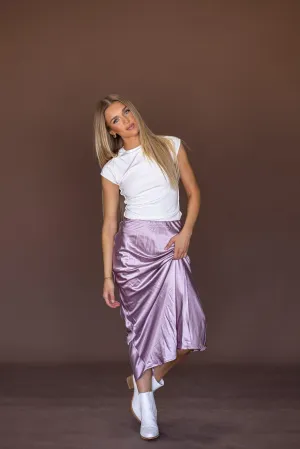 Noah Silk Midi Skirt
