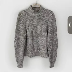 NWT Madewell marled cotton mock neck sweater ivy combo medium chunky cozy knit