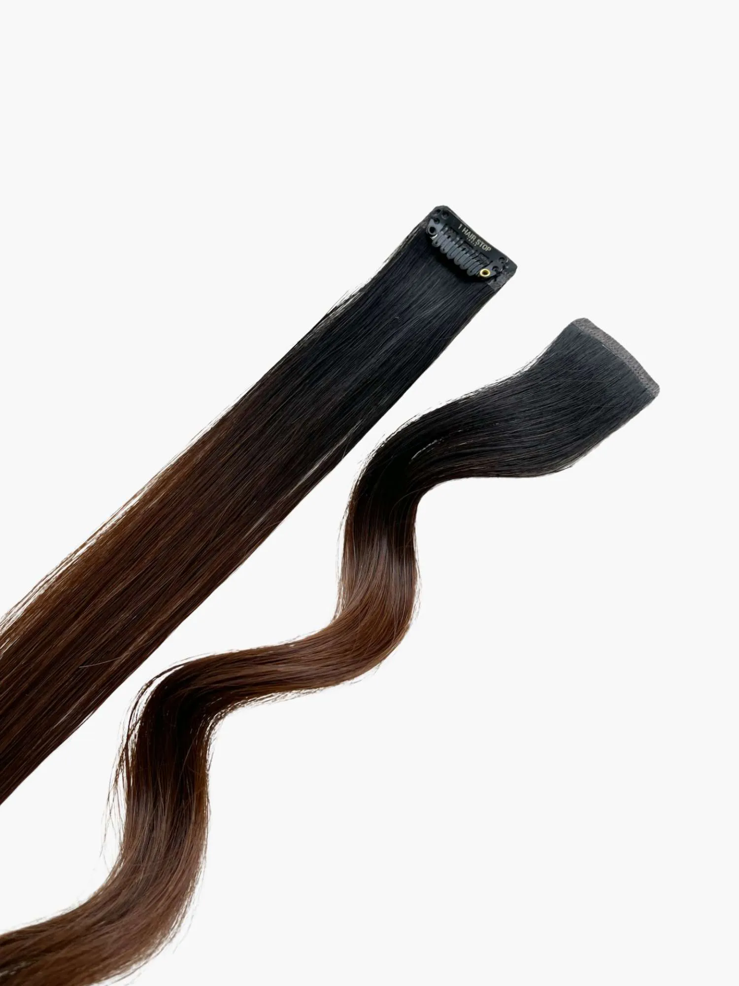 Ombré Caramel Brown Streaks