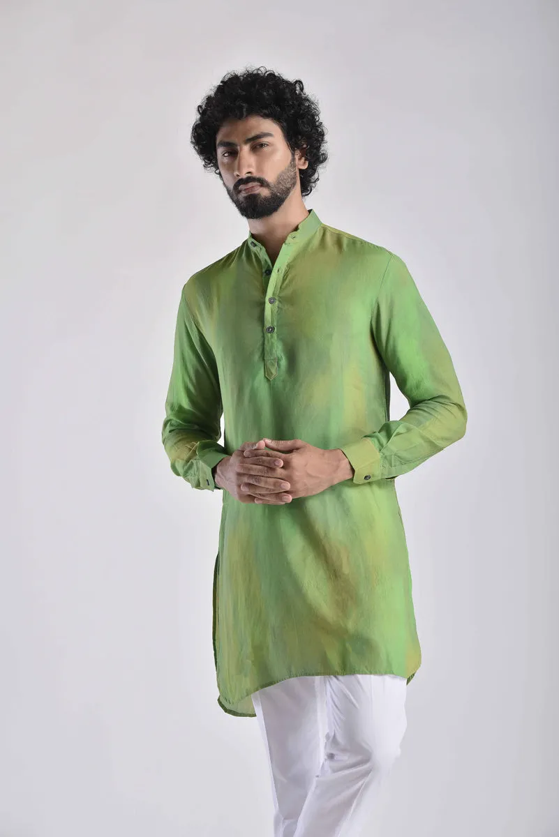 Ombre Green Ganganagery Kurta