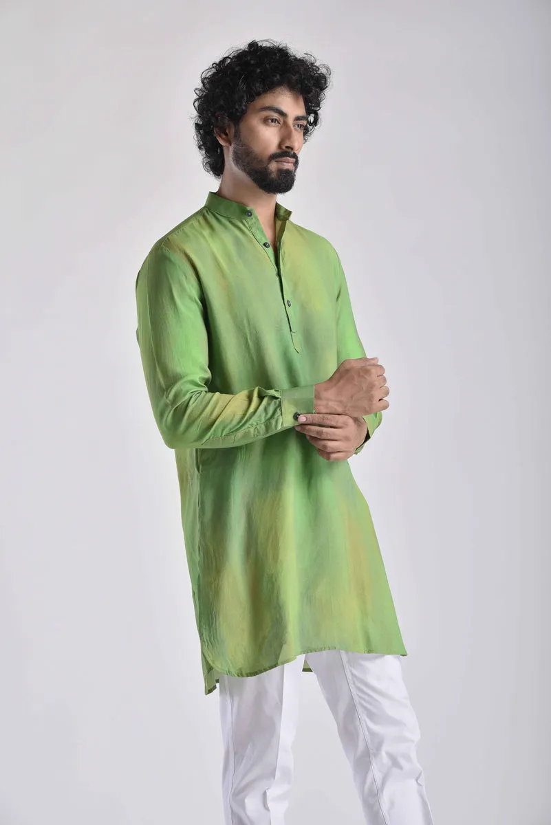 Ombre Green Ganganagery Kurta