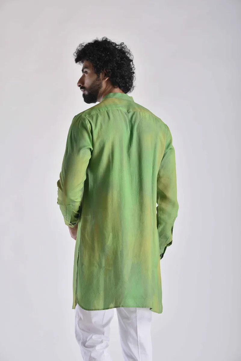 Ombre Green Ganganagery Kurta