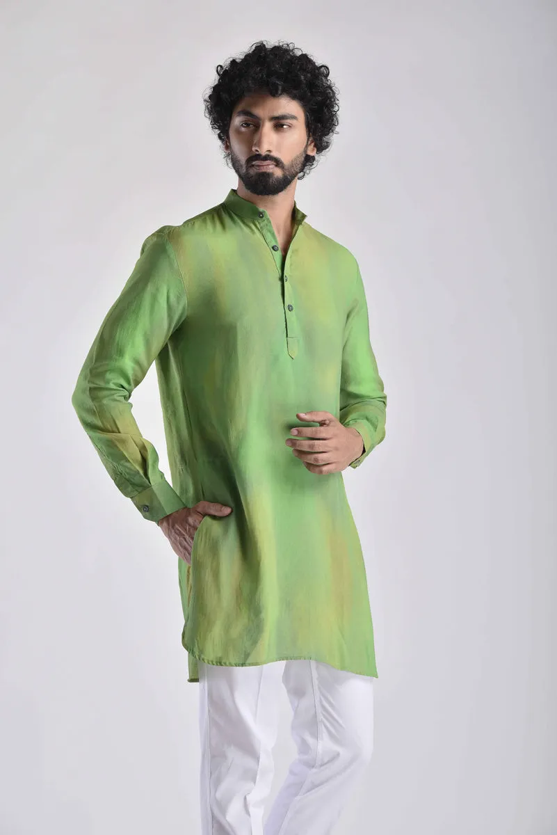 Ombre Green Ganganagery Kurta