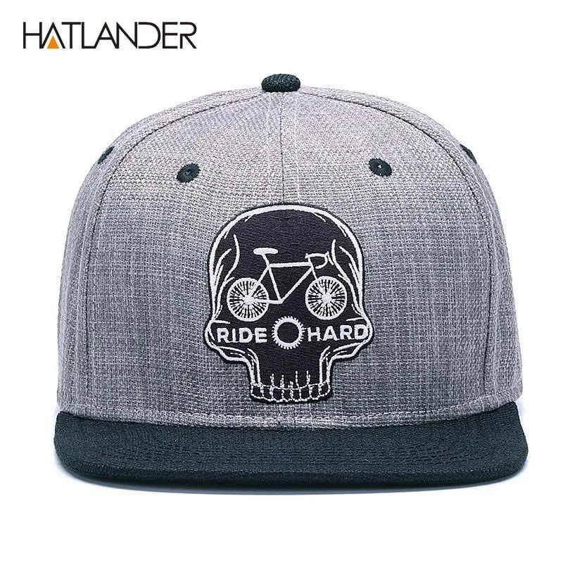 Original Baseball cap men snapback cap brand embroidery SKULL cool hip hop cap sports hats