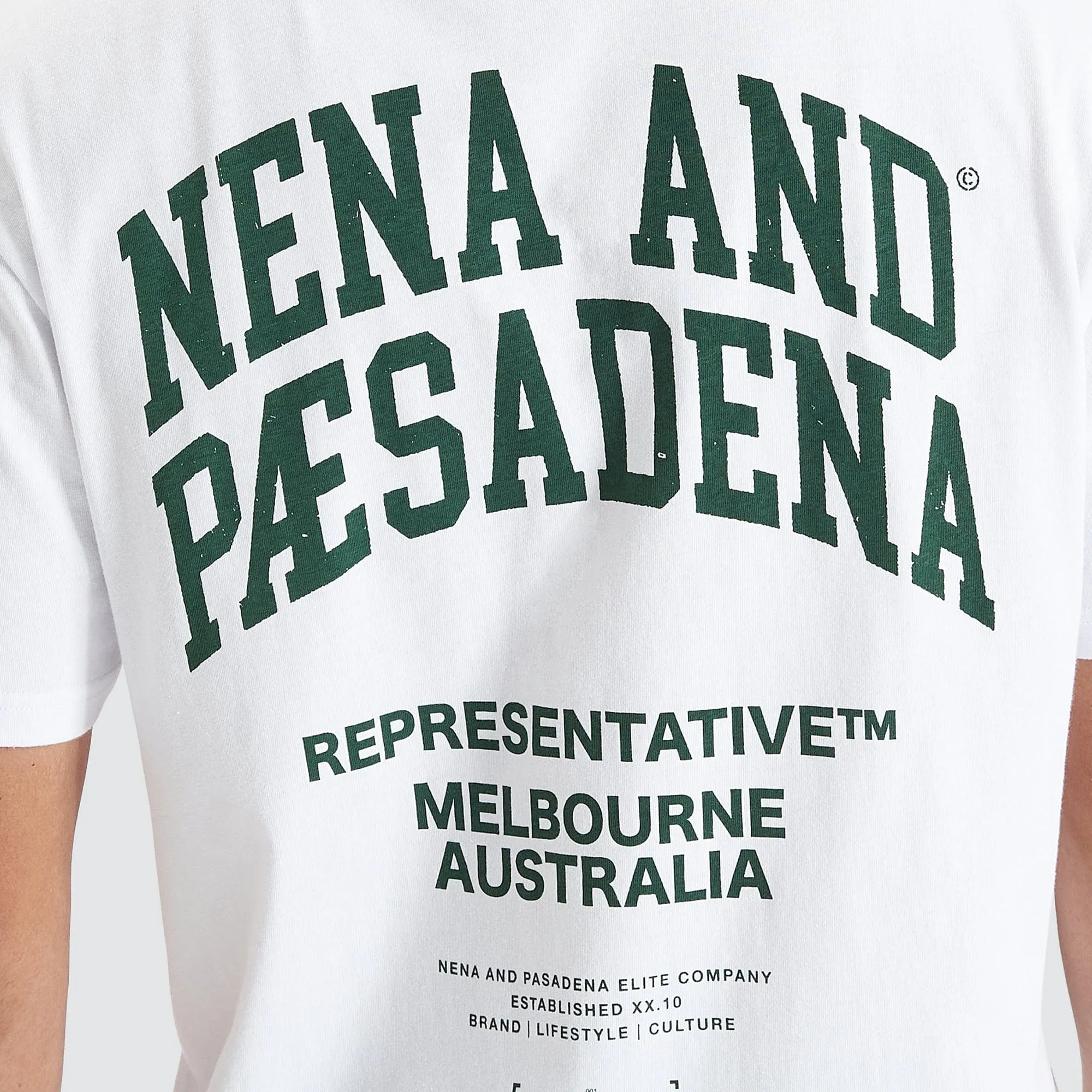 Overview Relaxed Tee Optical White