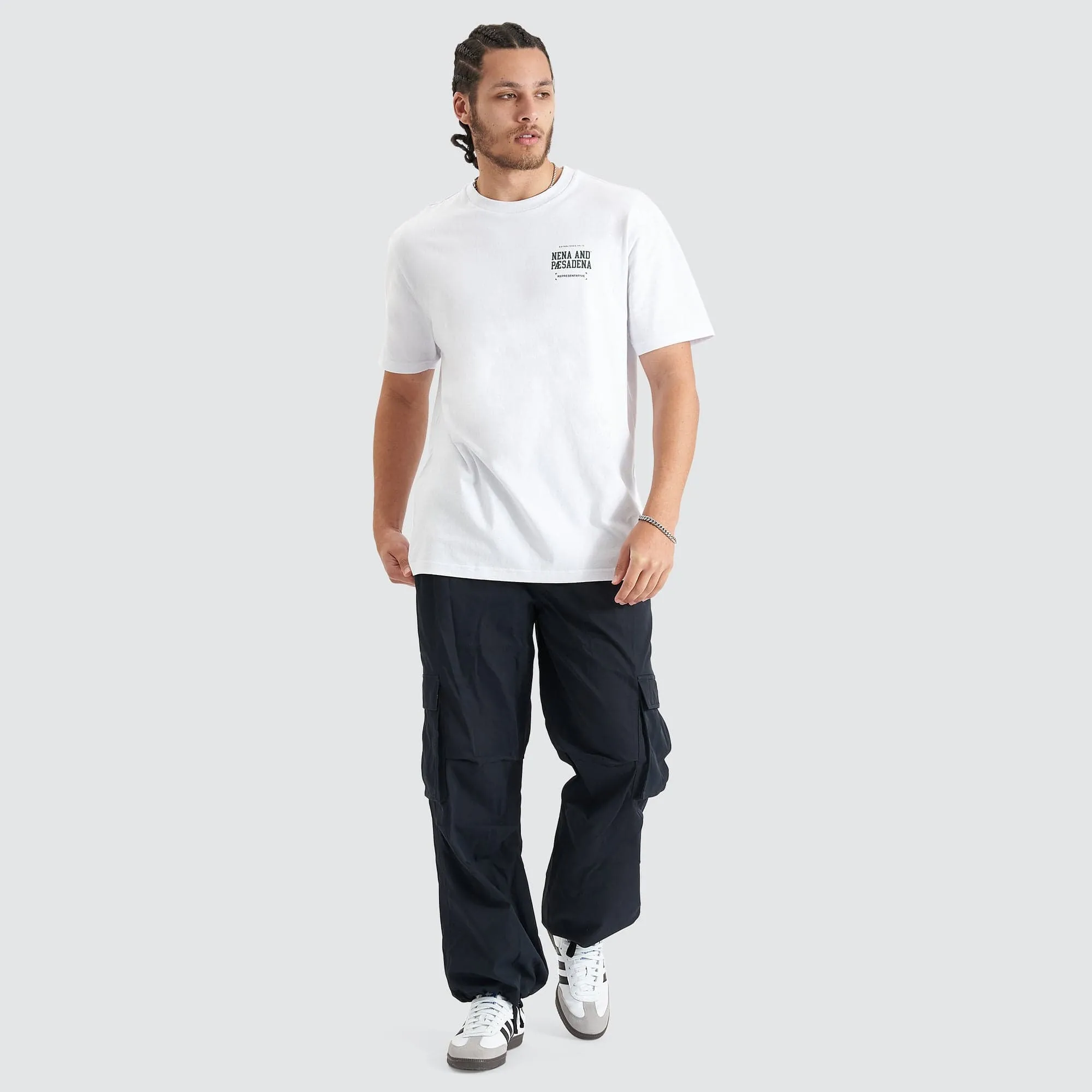 Overview Relaxed Tee Optical White