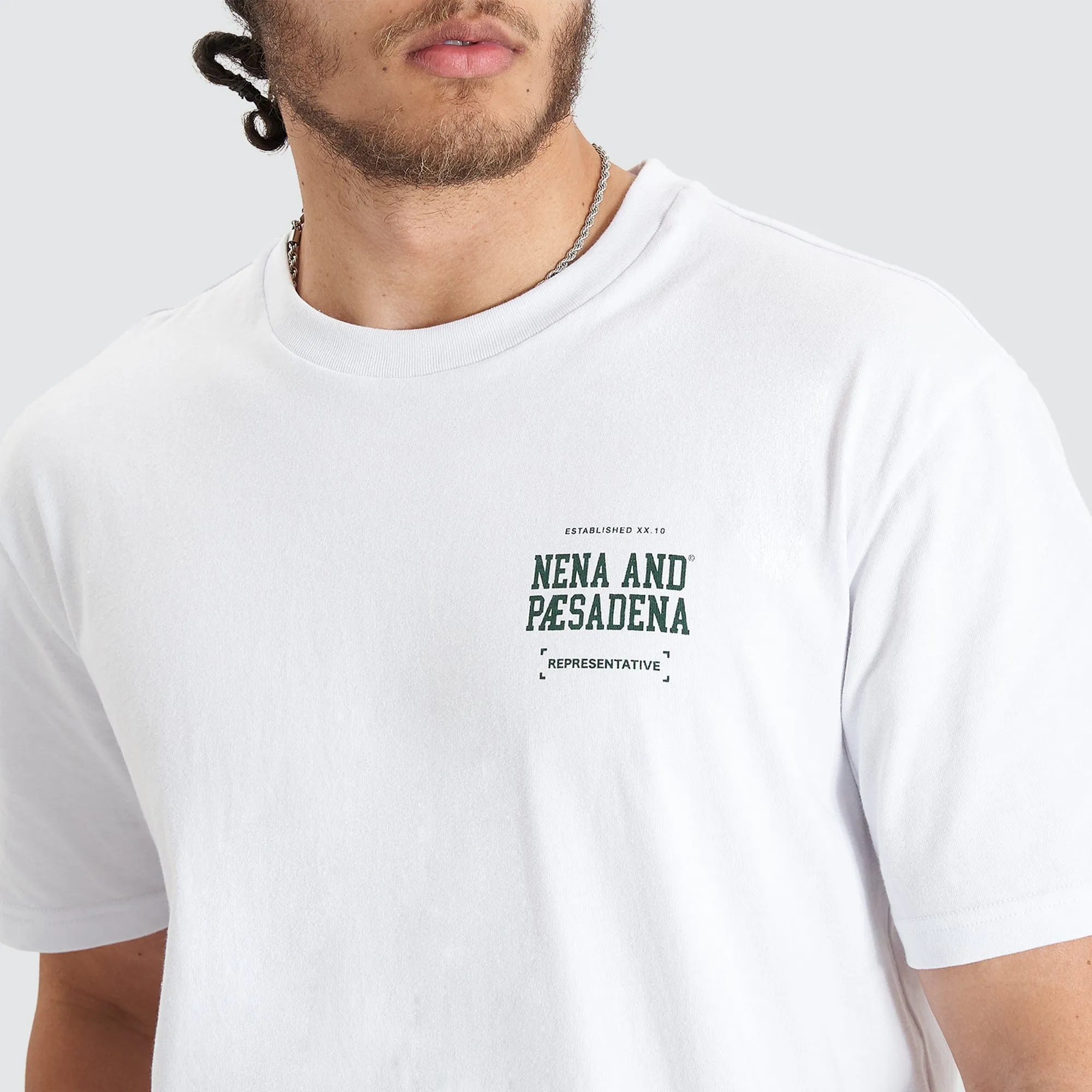 Overview Relaxed Tee Optical White