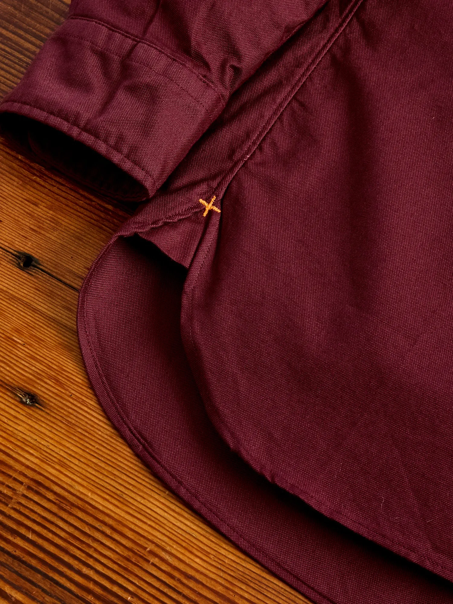 Oxford Button-Down Shirt in Burgundy