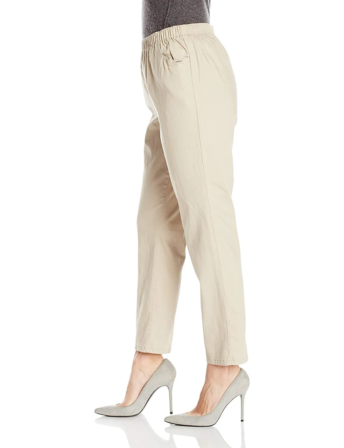 Pantalones Chic Classic Collection – Pantalón de dama con cintura elástica.