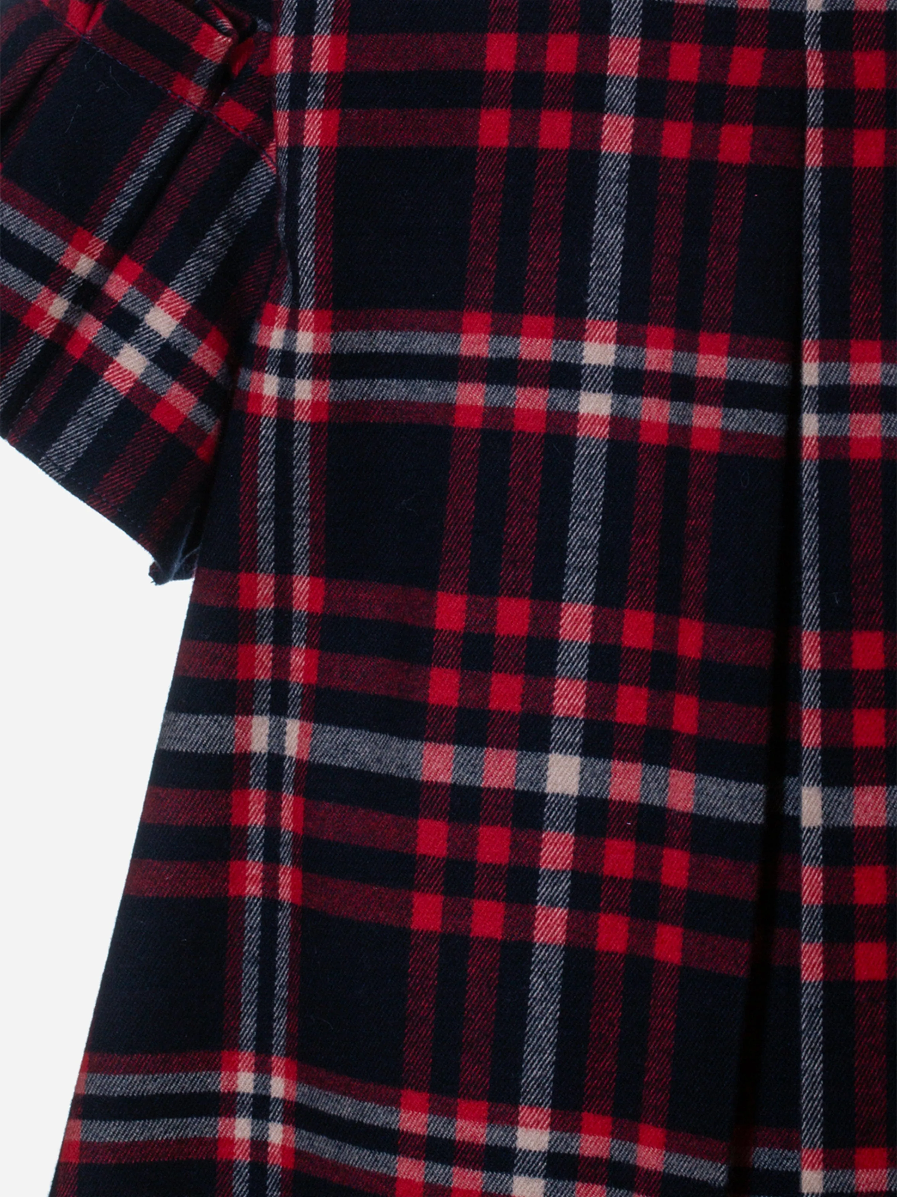 Patachou Girls Tartan Dress in Navy