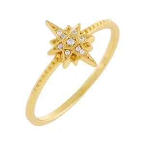 Pavé Starburst Beaded Band