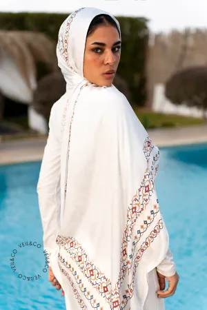Pearl Radiance - Silk Hijab