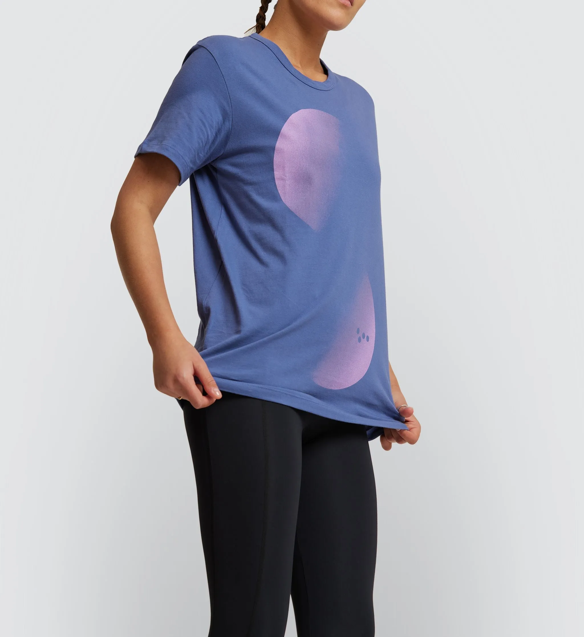 Pedla / Logo Tee - Blue Smoke