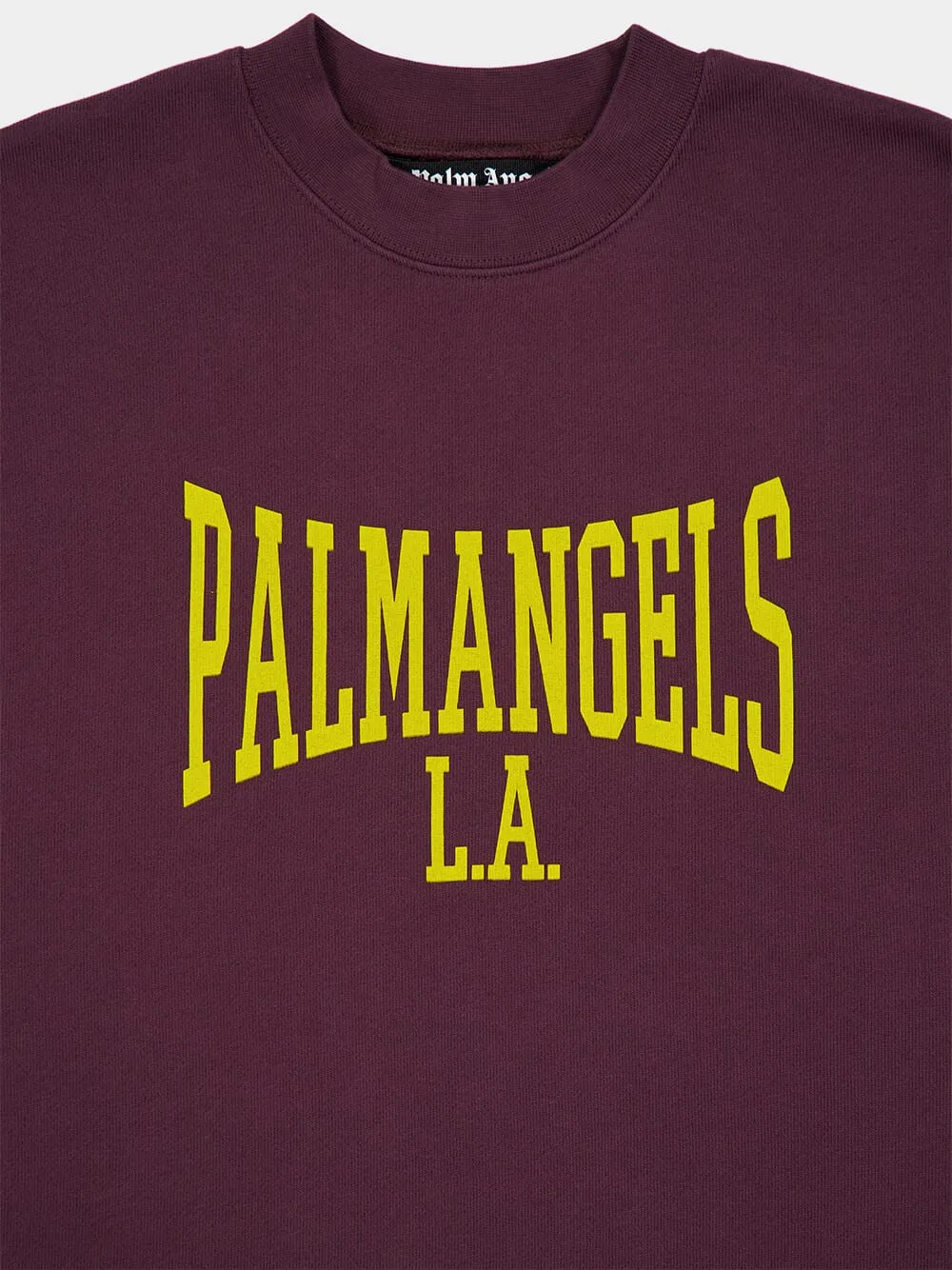 Plum and Yellow College Sweatshirt