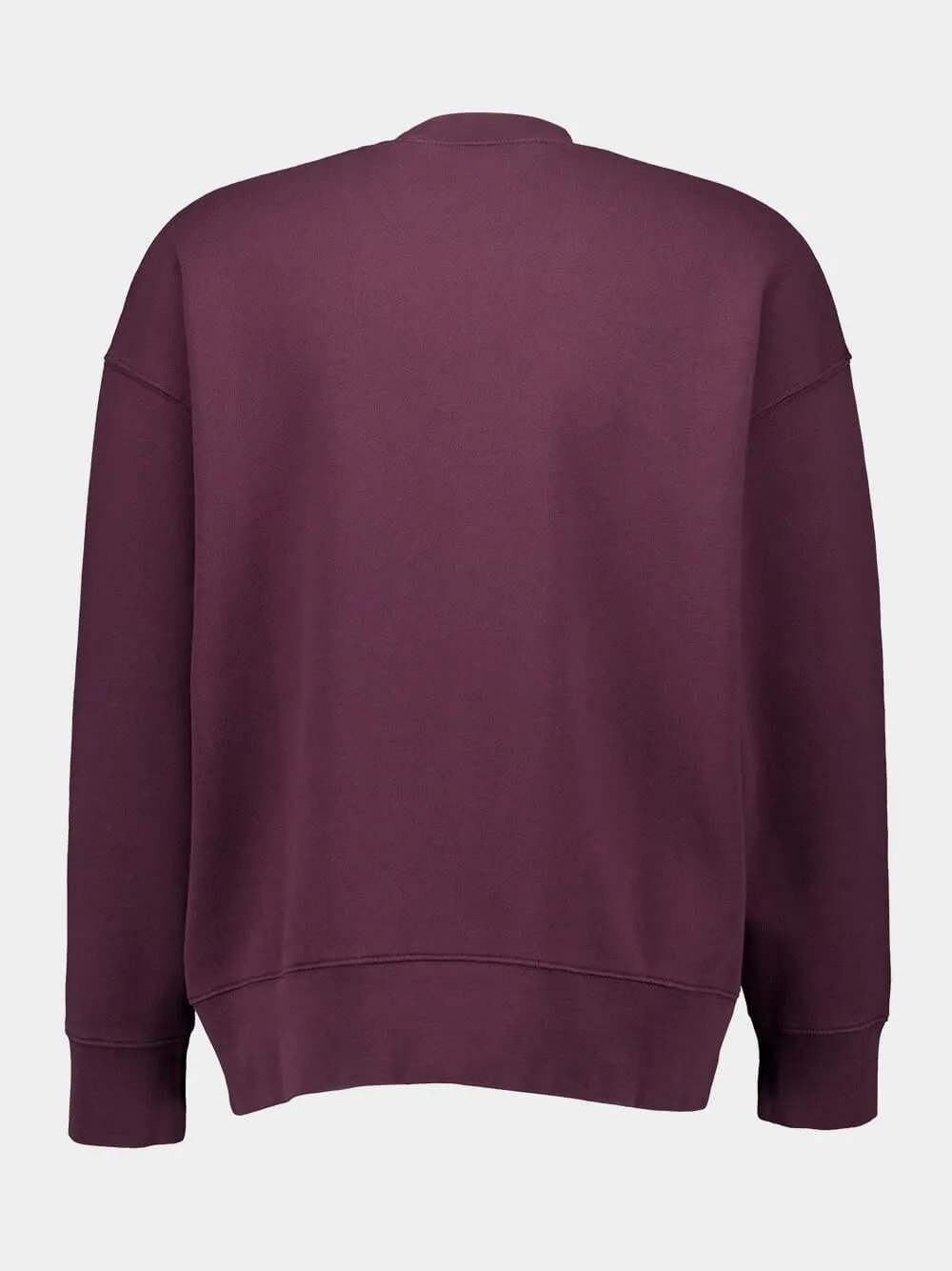 Plum and Yellow College Sweatshirt