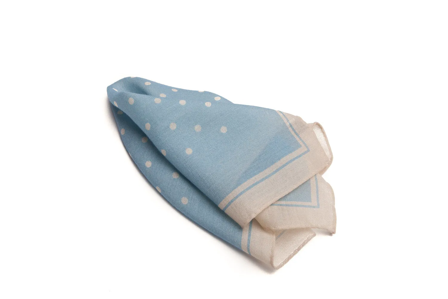 Polka Dot Square - Light Blue